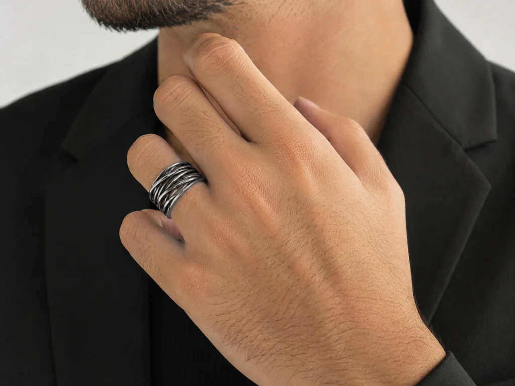 Anello Twist uomo
