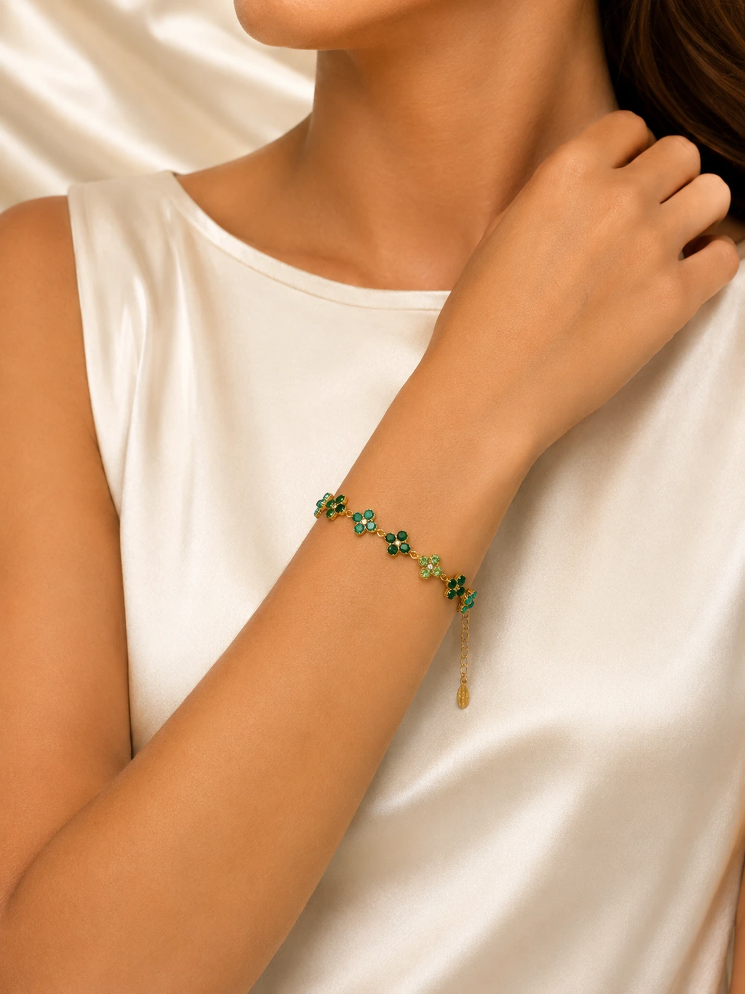 Bracciale Fiore di Luce Gold - immagine 2