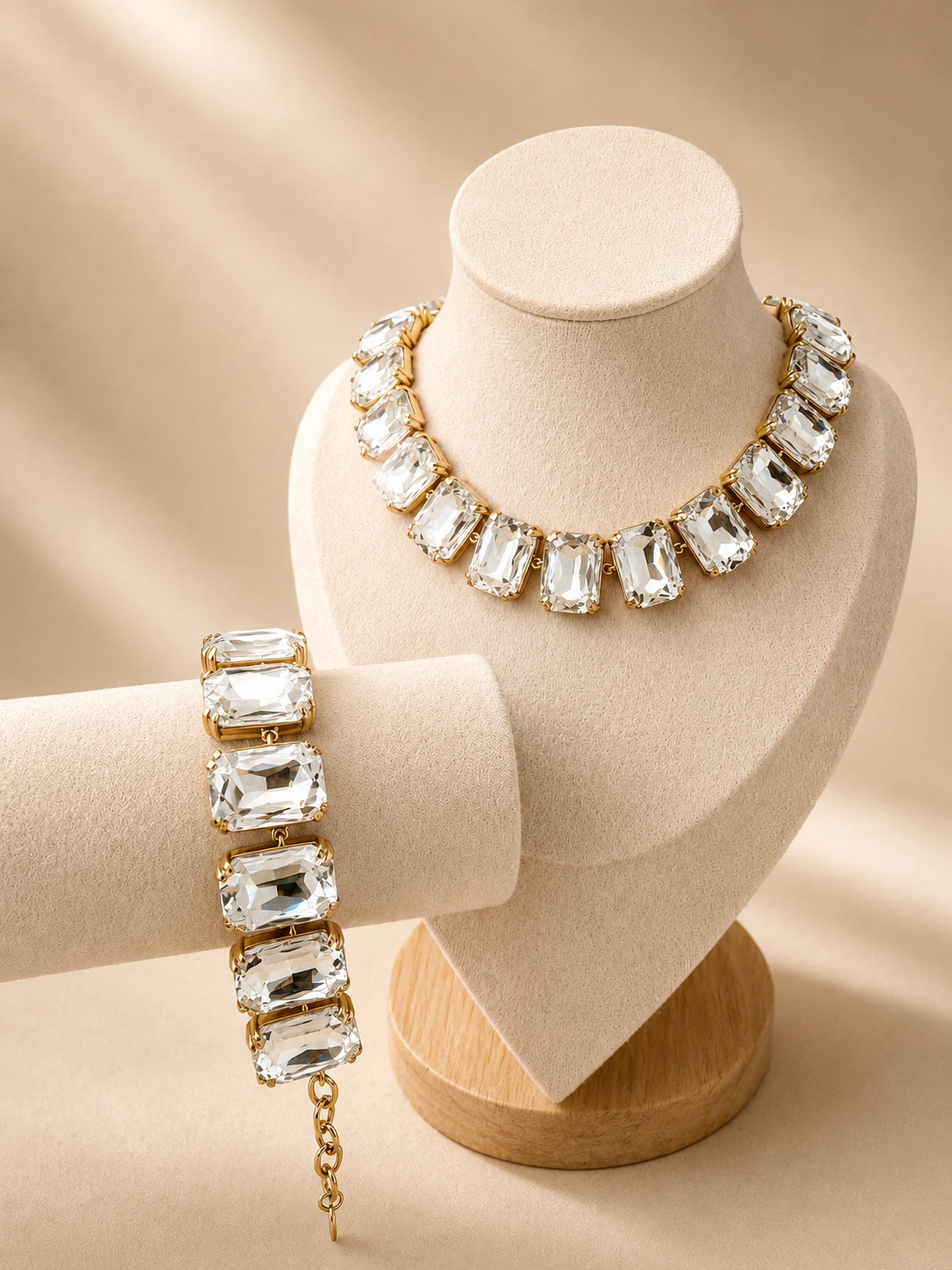 Collana Imperial Gold White