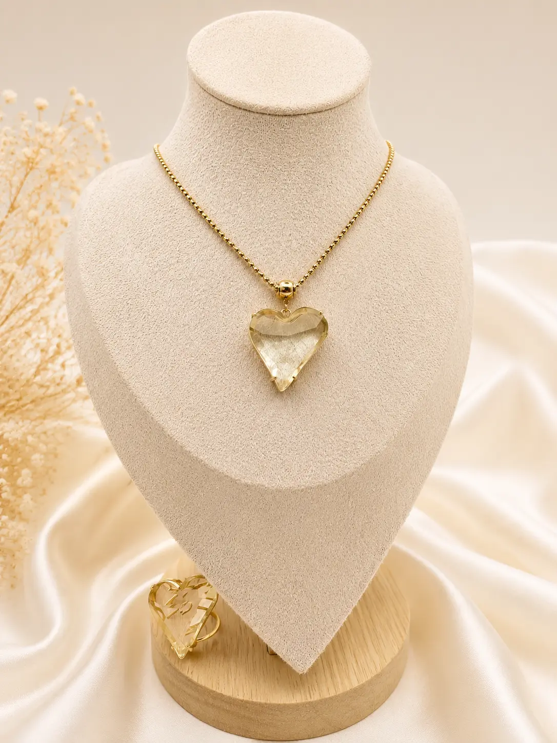 Combo collana anello Cuore Crystal - immagine 4