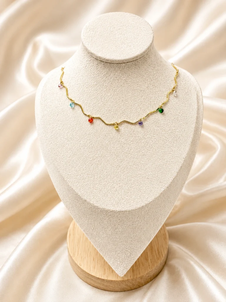 Collana Onde di Luce Danzanti