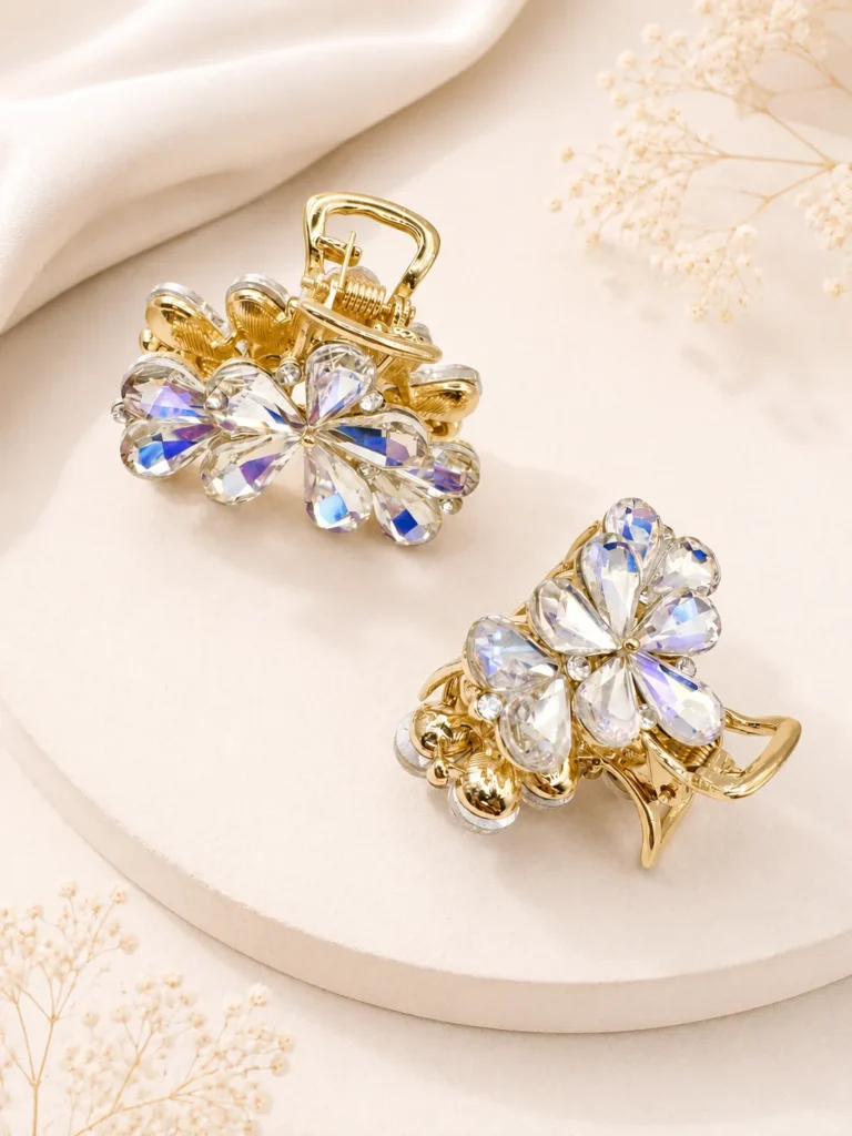 Fermaglio Fiore Crystal