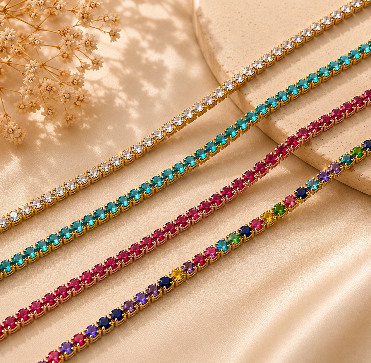 Collana Tennis Cursor - gold
