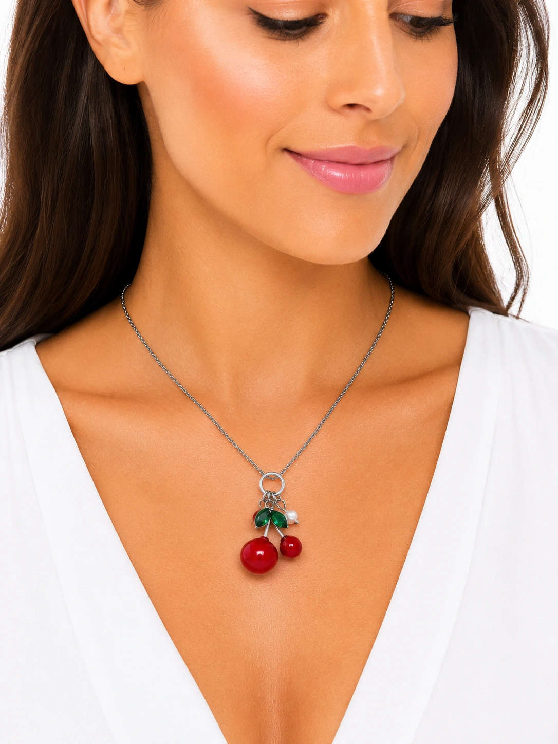 Collana Ciliegia in Fiore - immagine 2