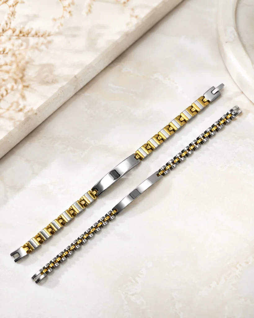 Bracciale Uomo Bicolor