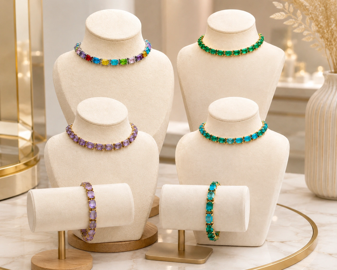 Set Iris – Collana Choker e Bracciale