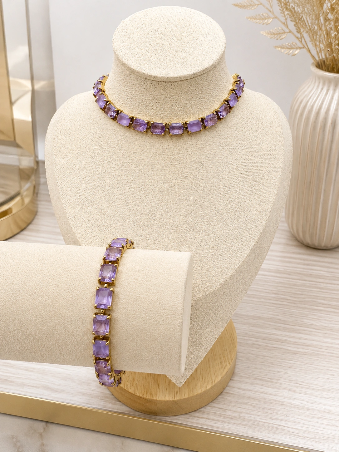 Set Iris – Collana Choker e Bracciale - immagine 4